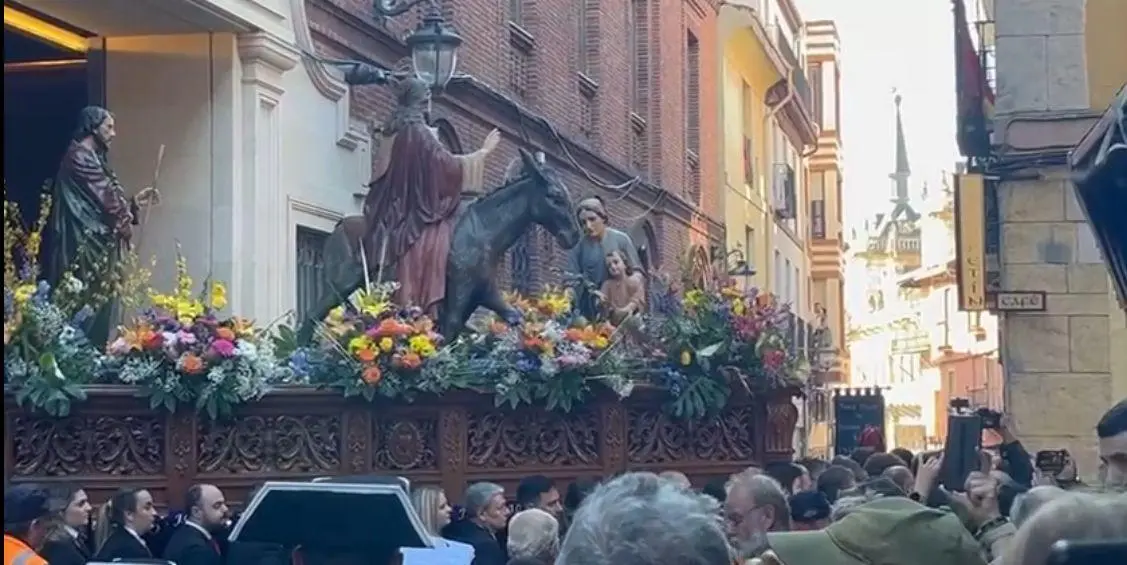 Procesi&oacute;n de las Palmas de la Junta Mayor. / LEON24HORAS