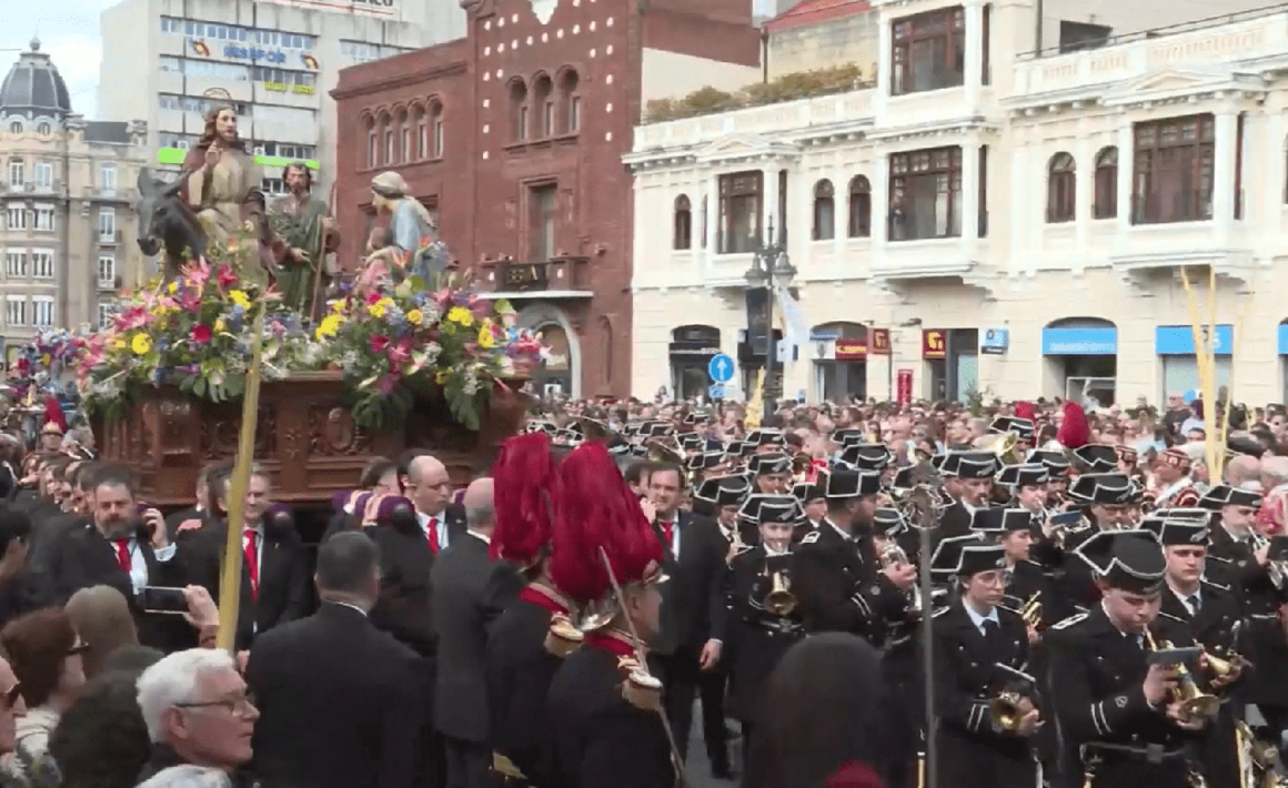 procesi&oacute;n de la Bendici&oacute;n de los Ramos que organiza la Junta Mayor de Samana Santa de Le&oacute;n