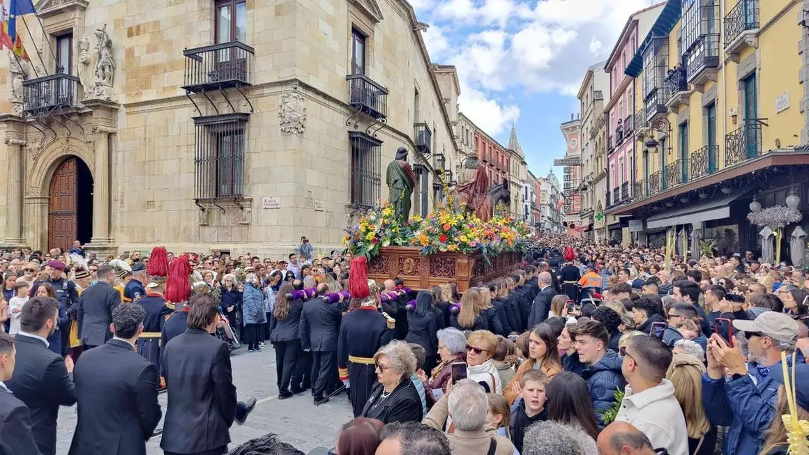 procesi&oacute;n de la Bendici&oacute;n de los Ramos que organiza la Junta Mayor de Samana Santa de Le&oacute;n
