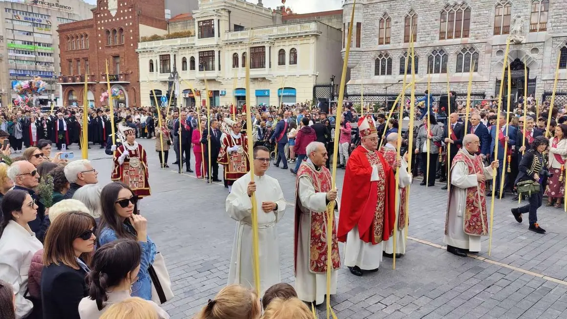 procesi&oacute;n de la Bendici&oacute;n de los Ramos que organiza la Junta Mayor de Samana Santa de Le&oacute;n