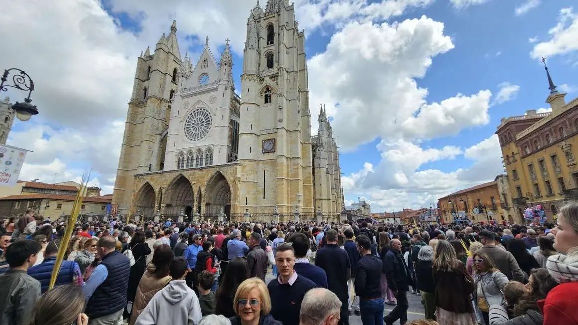 procesi&oacute;n de la Bendici&oacute;n de los Ramos que organiza la Junta Mayor de Samana Santa de Le&oacute;n