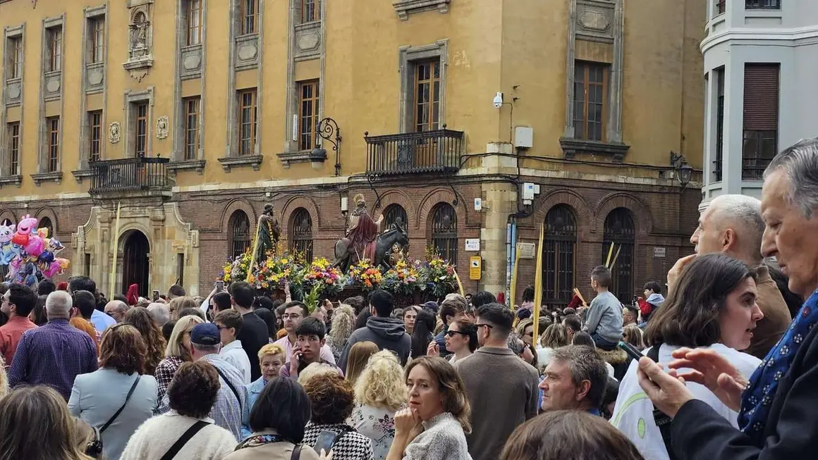 procesi&oacute;n de la Bendici&oacute;n de los Ramos que organiza la Junta Mayor de Samana Santa de Le&oacute;n