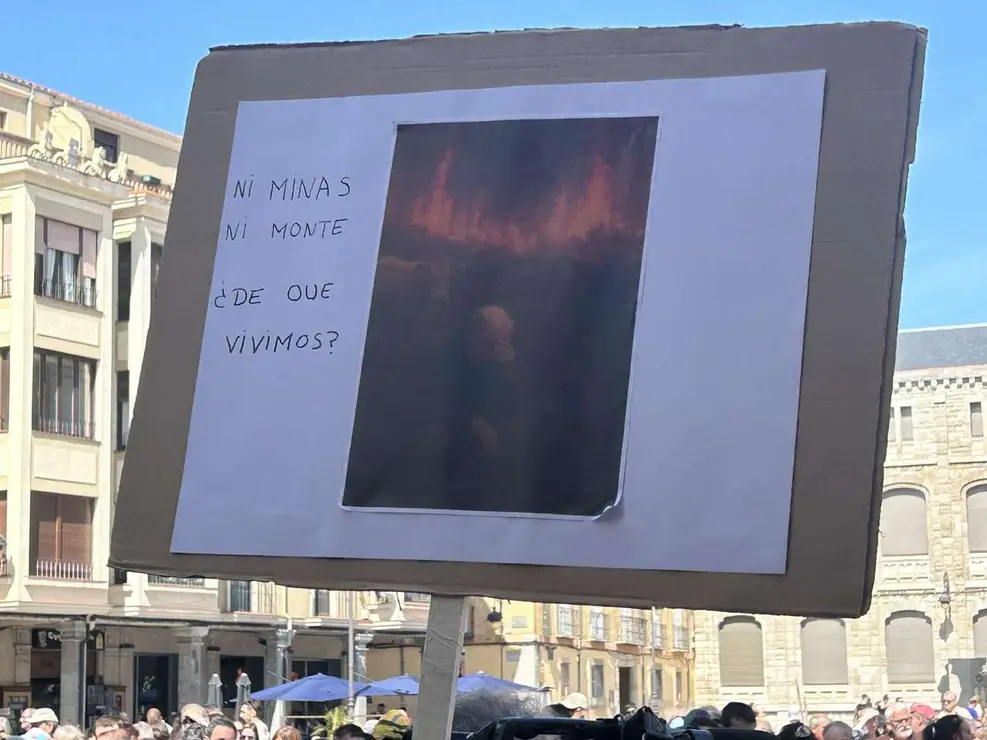 Fotograf&iacute;as de la manifestaci&oacute;n en Le&oacute;n contra la gesti&oacute;n de los incendios. Im&aacute;genes: Hugo Garc&iacute;a Gonz&aacute;lez | Le&oacute;n 24 Horas