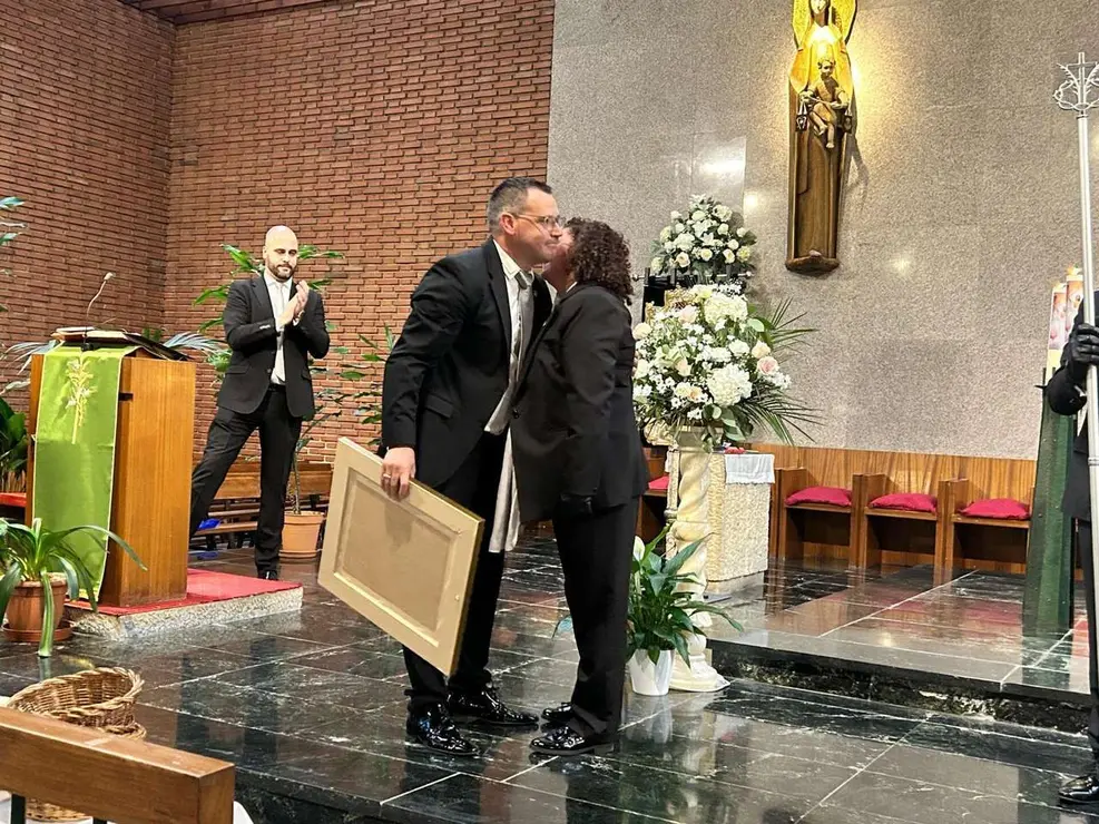 Acto de toma de posesi&oacute;n de M&oacute;nica Urdiales como nueva abadesa de la Cofrad&iacute;a del Cristo del Gran Poder. Le&oacute;n 24 Horas