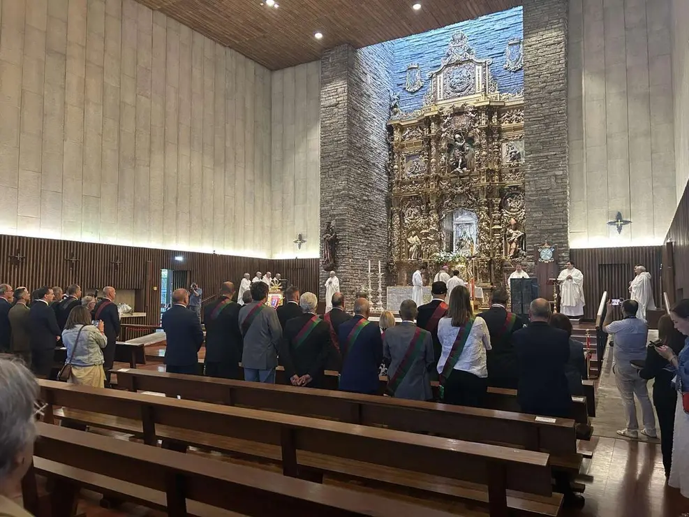 Misa de la festividad de la Virgen del Camino. Le&oacute;n 24 horas