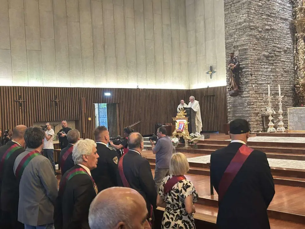Misa de la festividad de la Virgen del Camino. Le&oacute;n 24 horas