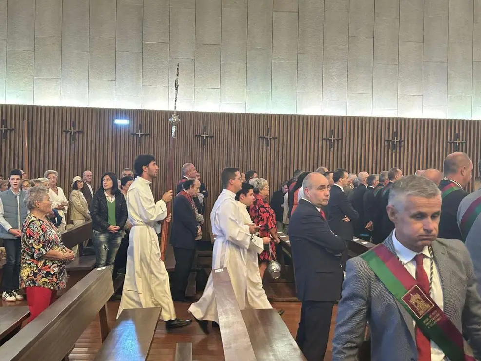 Misa de la festividad de la Virgen del Camino. Le&oacute;n 24 horas