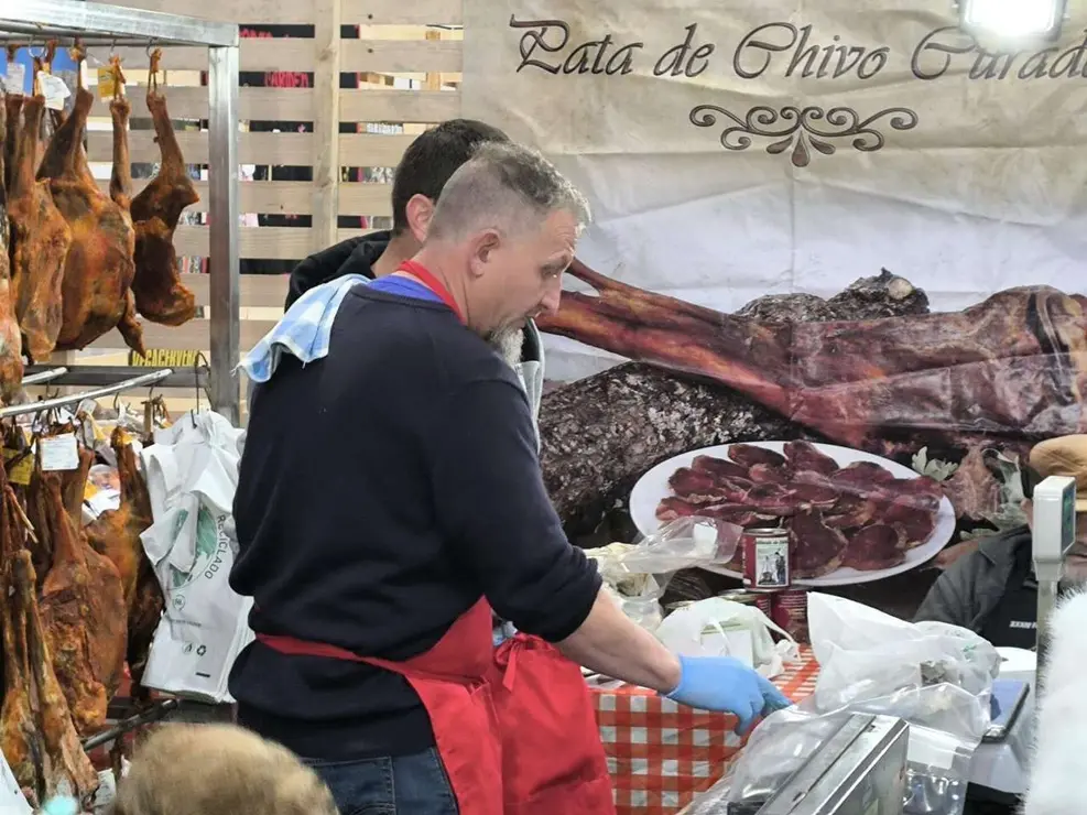 Feria de la Cecina de Chivo de Vegacervera 2025. Le&oacute;n 24 horas.
