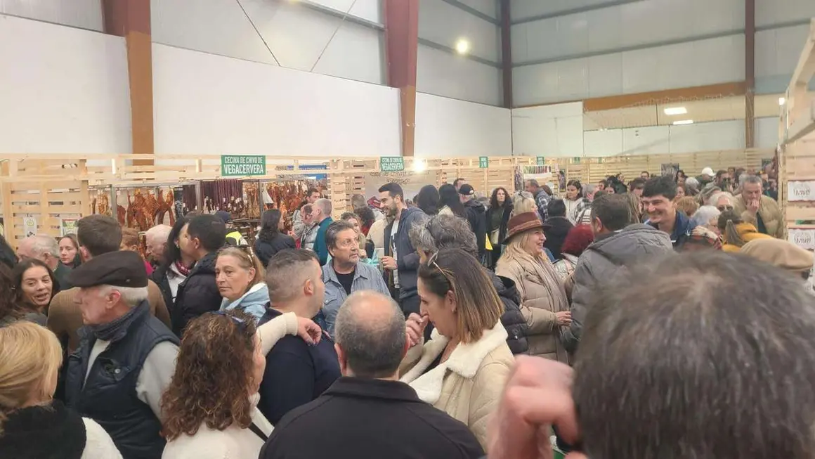 Feria de la Cecina de Chivo de Vegacervera 2025. Le&oacute;n 24 horas.