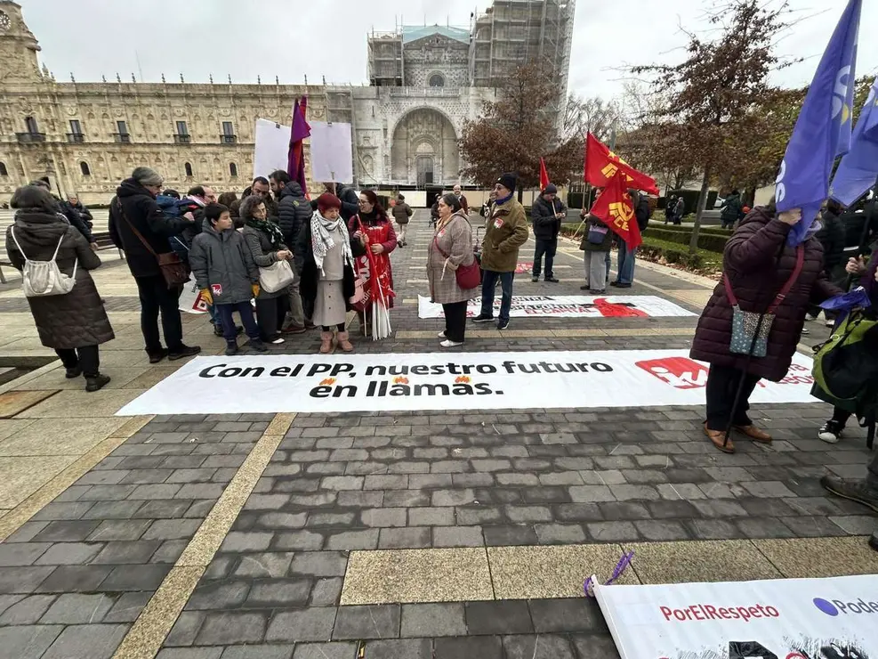 Manifestaci&oacute;n de la plataforma &lsquo;Respeto&rsquo;. Hugo Garc&iacute;a. Le&oacute;n 24 Horas.