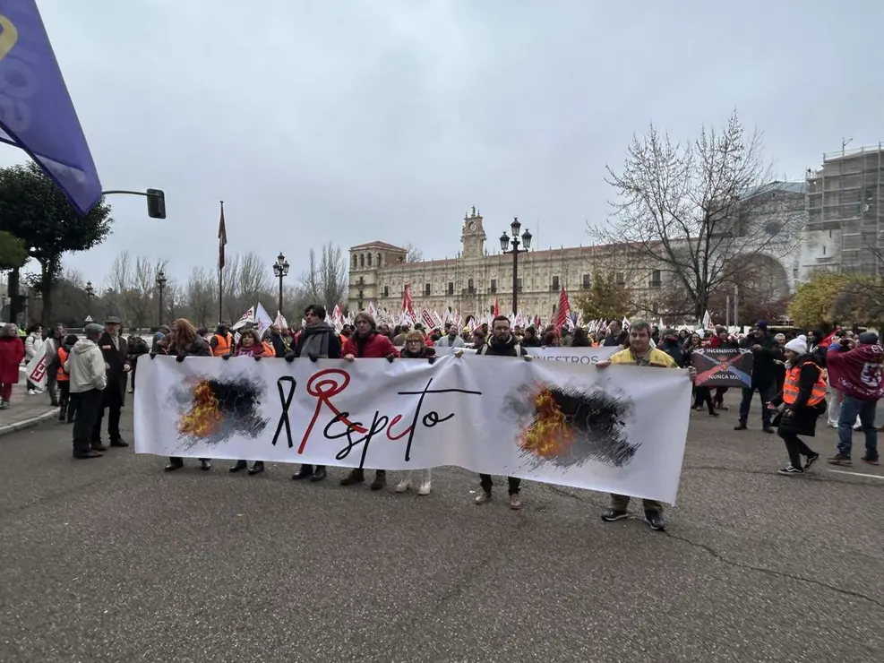 Manifestaci&oacute;n de la plataforma &lsquo;Respeto&rsquo;. Hugo Garc&iacute;a. Le&oacute;n 24 Horas.