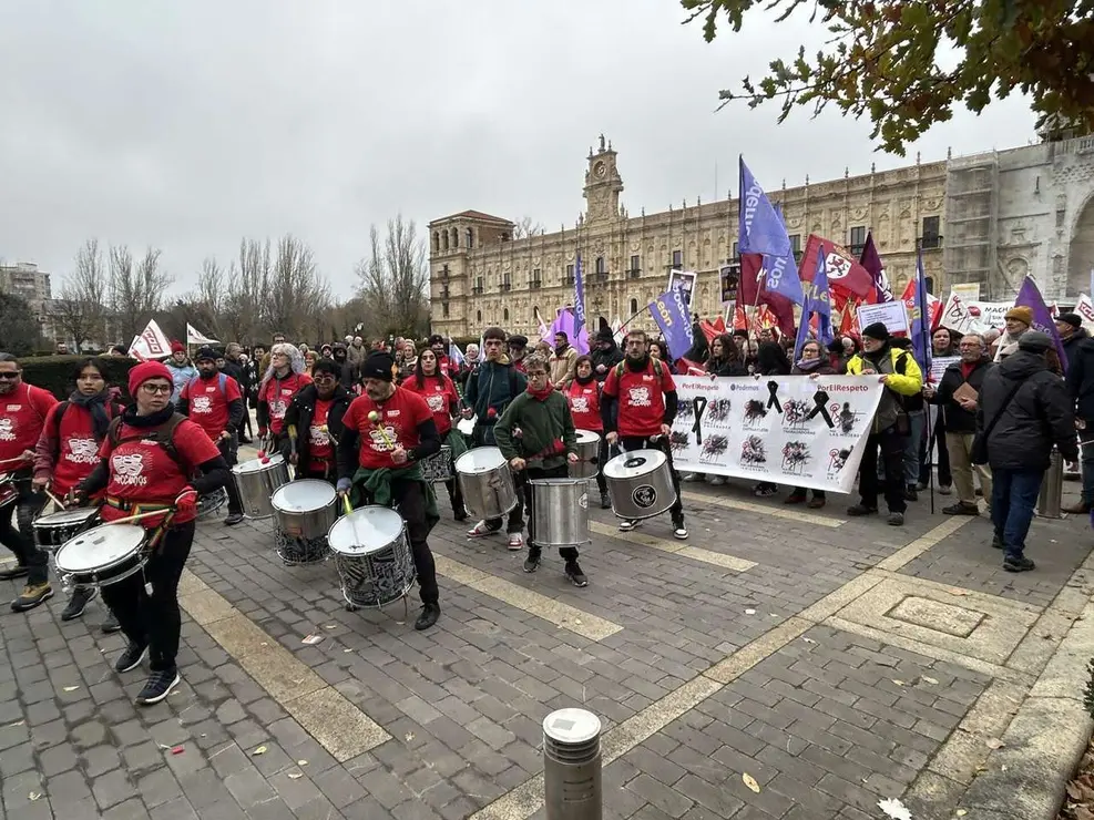 Manifestaci&oacute;n de la plataforma &lsquo;Respeto&rsquo;. Hugo Garc&iacute;a. Le&oacute;n 24 Horas.