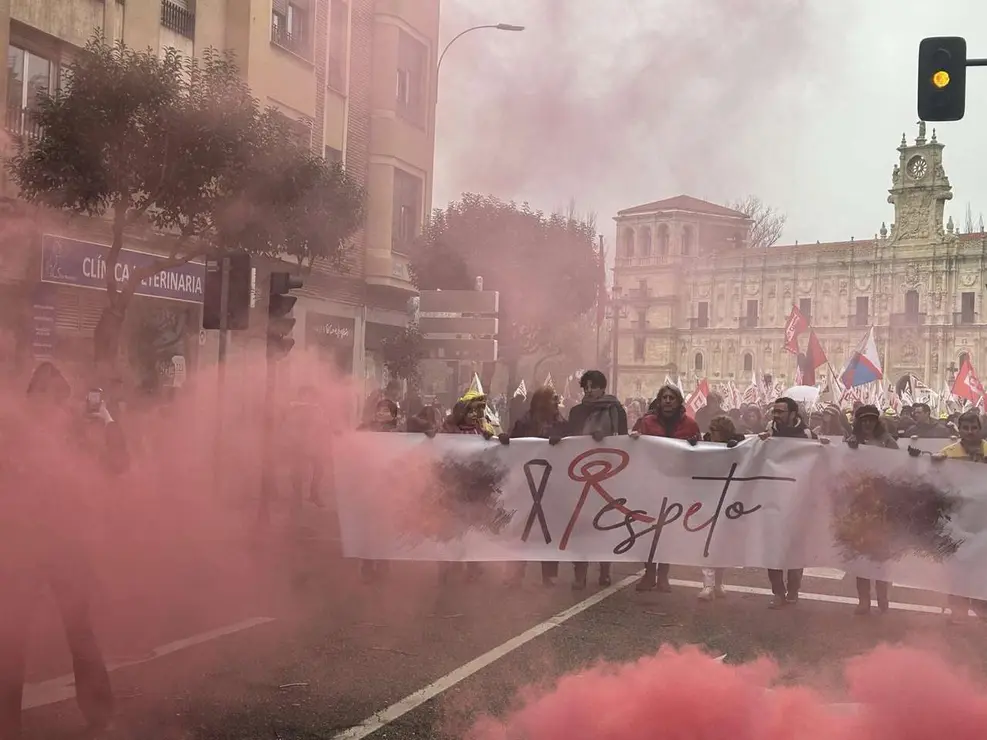 Manifestaci&oacute;n de la plataforma &lsquo;Respeto&rsquo;. Hugo Garc&iacute;a. Le&oacute;n 24 Horas.