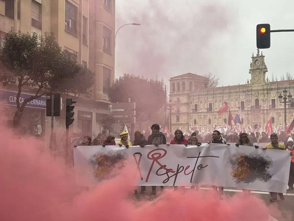 Manifestaci&oacute;n de la plataforma &lsquo;Respeto&rsquo;. Hugo Garc&iacute;a. Le&oacute;n 24 Horas.
