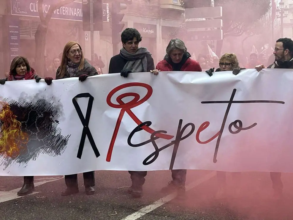 Manifestaci&oacute;n de la plataforma &lsquo;Respeto&rsquo;. Hugo Garc&iacute;a. Le&oacute;n 24 Horas.