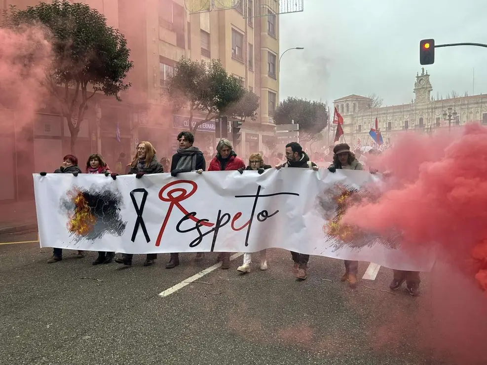Manifestaci&oacute;n de la plataforma &lsquo;Respeto&rsquo;. Hugo Garc&iacute;a. Le&oacute;n 24 Horas.