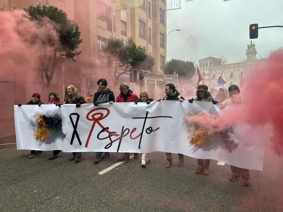 Manifestaci&oacute;n de la plataforma &lsquo;Respeto&rsquo;. Hugo Garc&iacute;a. Le&oacute;n 24 Horas.