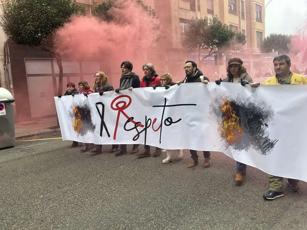 Manifestaci&oacute;n de la plataforma &lsquo;Respeto&rsquo;. Hugo Garc&iacute;a. Le&oacute;n 24 Horas.