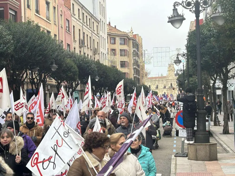 Manifestaci&oacute;n de la plataforma &lsquo;Respeto&rsquo;. Hugo Garc&iacute;a. Le&oacute;n 24 Horas.
