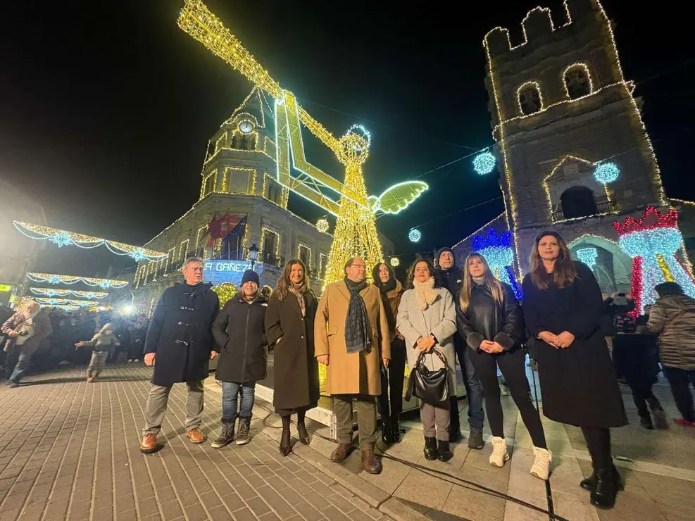 Luces de Navidad de La Ba&ntilde;eza. Le&oacute;n 24 horas.
