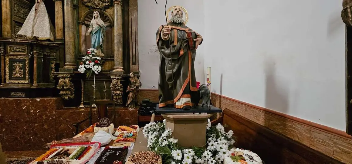 San Ant&oacute;n en Algadefe, con la tradicional subasta de tartas tras los actos del d&iacute;a. | Le&oacute;n 24 Horas