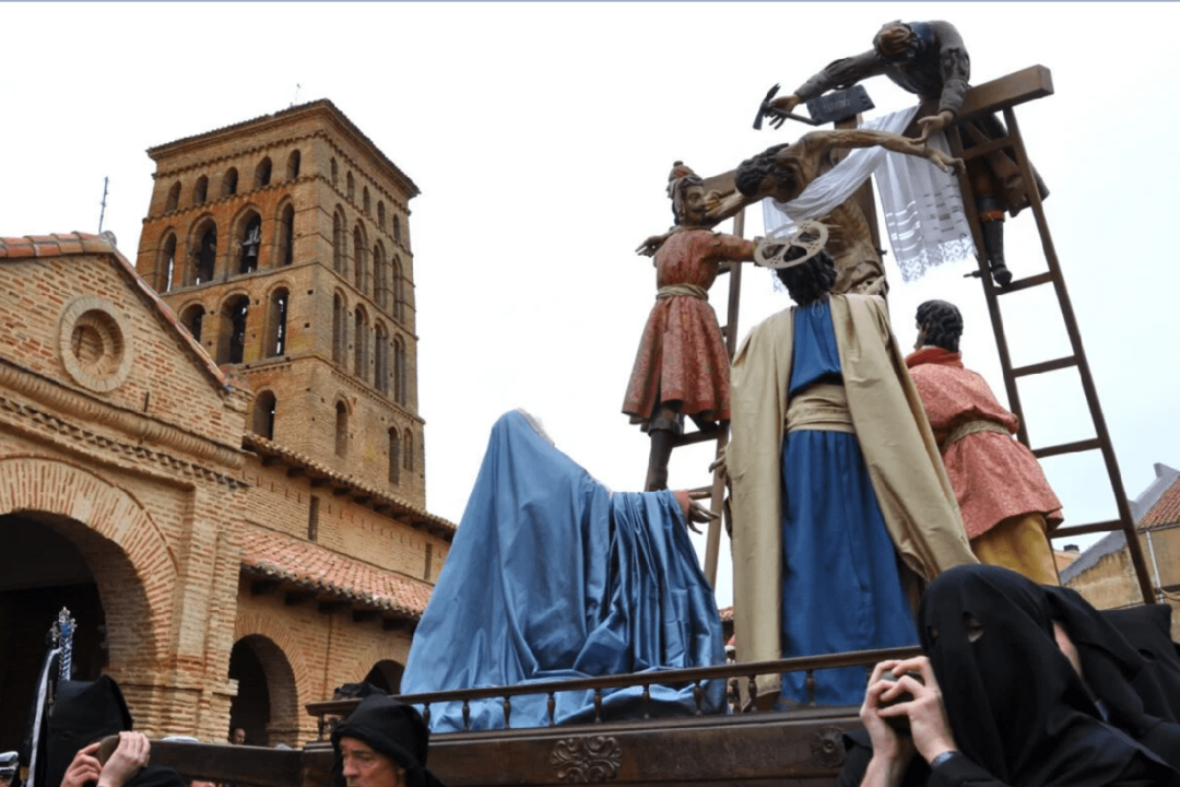 El Descendimiento de Sahag&uacute;n, del siglo XVII. Imagen: J. Nazareno Sahag&uacute;n