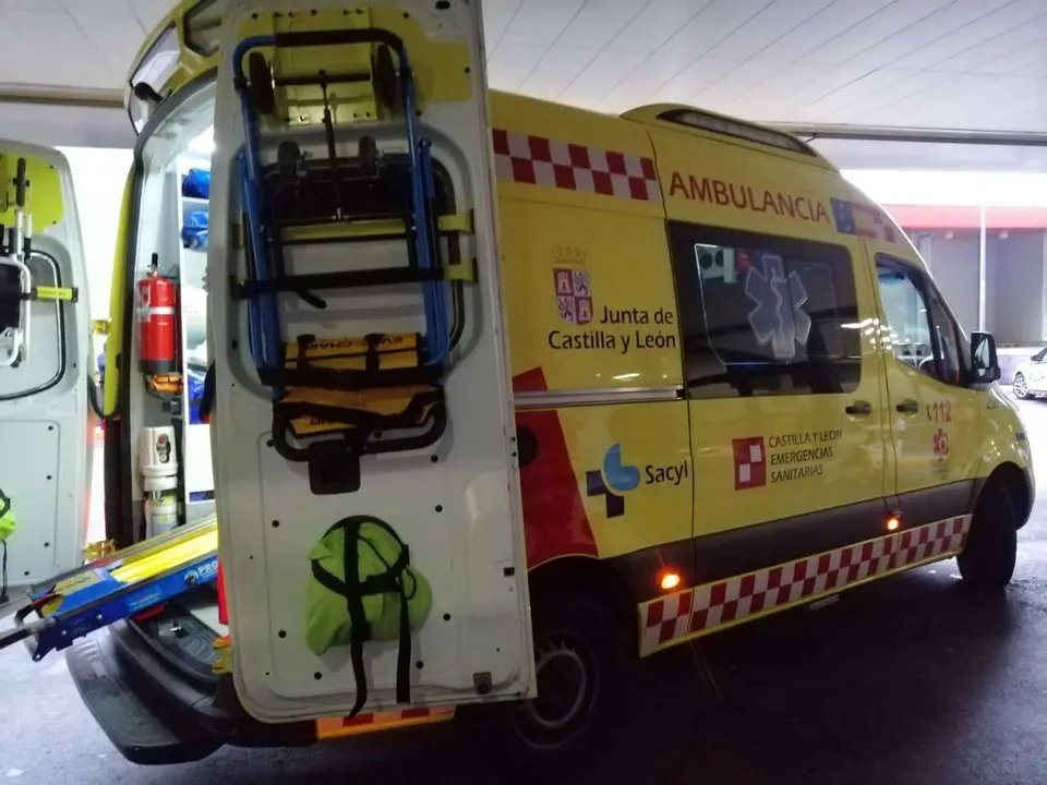 Imagen de una ambulancia en urgencias