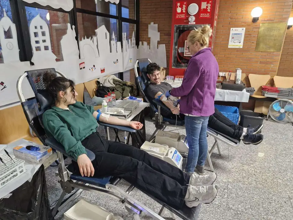 Imagen de archivo de un anterior marat&oacute;n de donaci&oacute;n de sangre.
