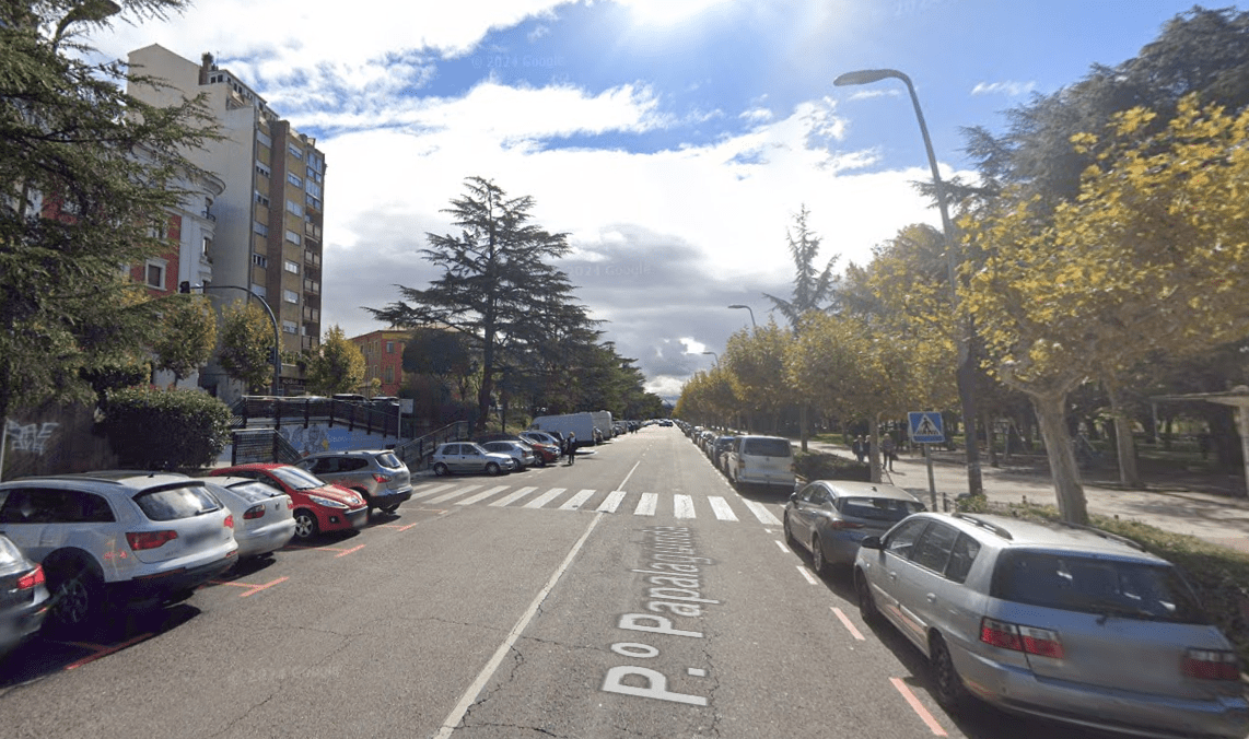 Una imagen del Paseo de Papalaguinda de Google Maps