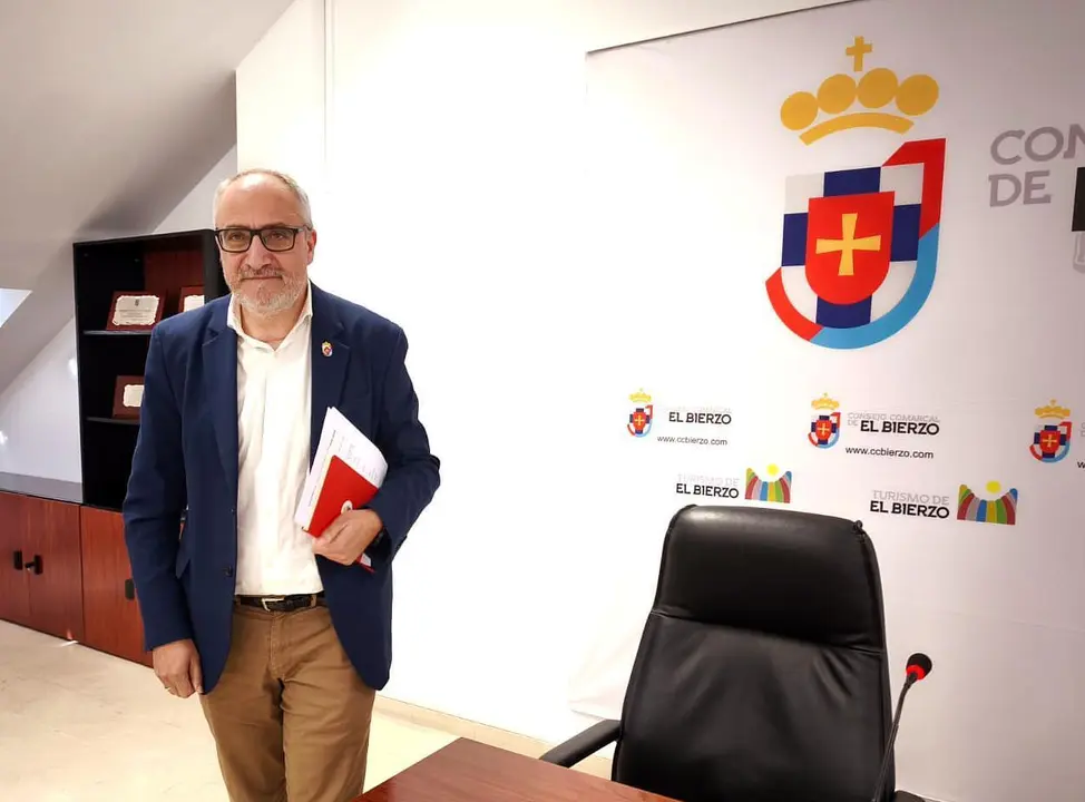 El presidente del Consejo Comarcal del Bierzo, Olegario Ram&oacute;n, en una imagen de archivo.