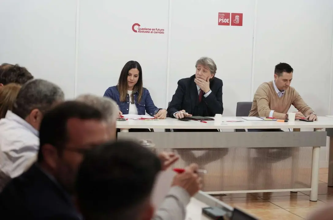 Rub&eacute;n Cacho - El secretario general del PSOE de Castilla y Le&oacute;n, Carlos Mart&iacute;nez, preside el Plenario de la Comisi&oacute;n Ejecutiva Auton&oacute;mica (CEA).