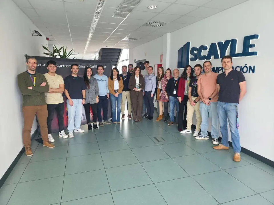 El equipo del Centro de Supercomputaci&oacute;n de Castilla y Le&oacute;n, ubicado en Le&oacute;n. / JCYL