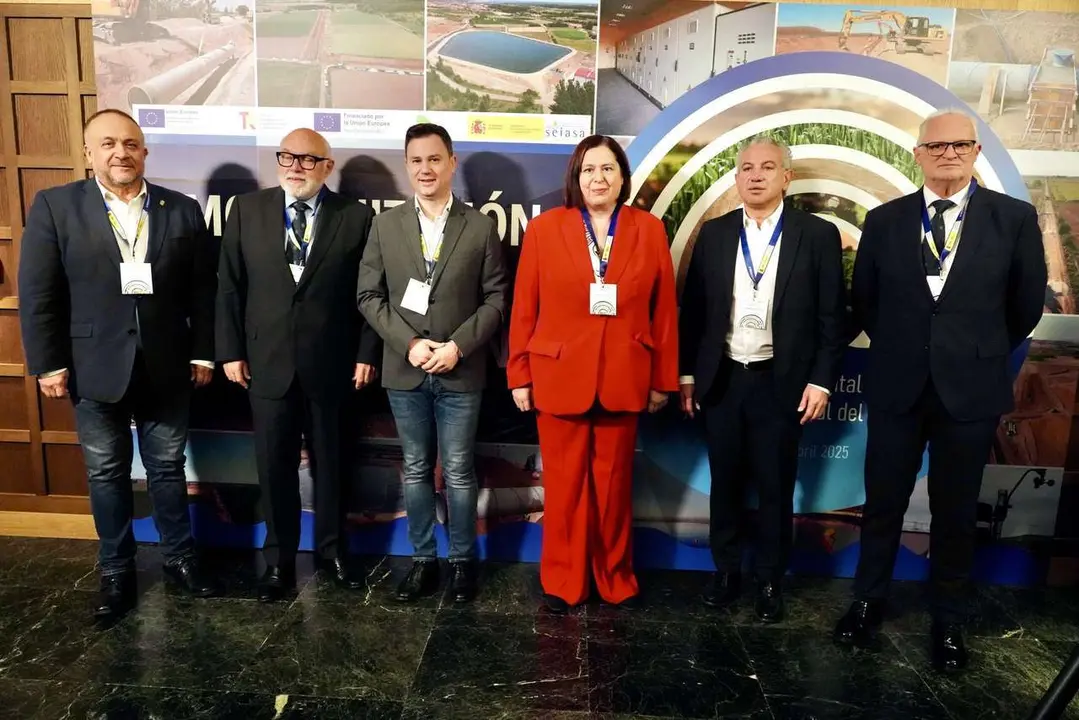 Campillo. ICAL. La secretaria de Estado de Agricultura y Alimentaci&oacute;n, Bego&ntilde;a Garc&iacute;a Bernal, inaugura la jornada &lsquo;La modernizaci&oacute;n del regad&iacute;o en Castilla y Le&oacute;n&rsquo;.