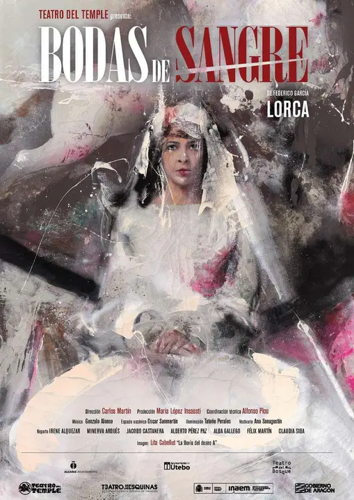 Cartel de la representaci&oacute;n de Bodas de Sangre