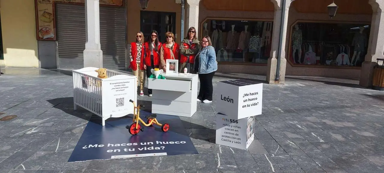 Familias de Acogida, acci&oacute;n en Astorga