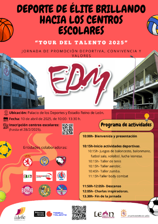 Tour del Talento, deportes de &eacute;lite
