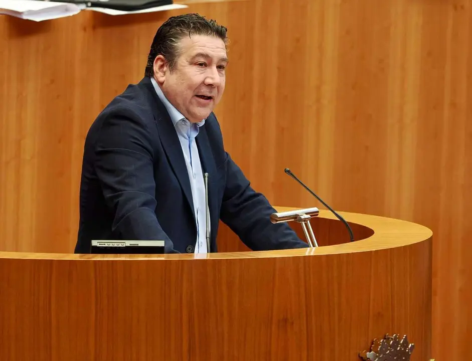El portavoz de la formaci&oacute;n leonesista en las Cortes de Castilla y Le&oacute;n y alcalde de Cistierna, Luis Mariano Santos.