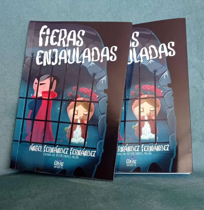 Fieras enjauladas. Un libro escrito por &Aacute;ngel Fern&aacute;ndez e ilustrado por V&iacute;ctor Fuertes. 