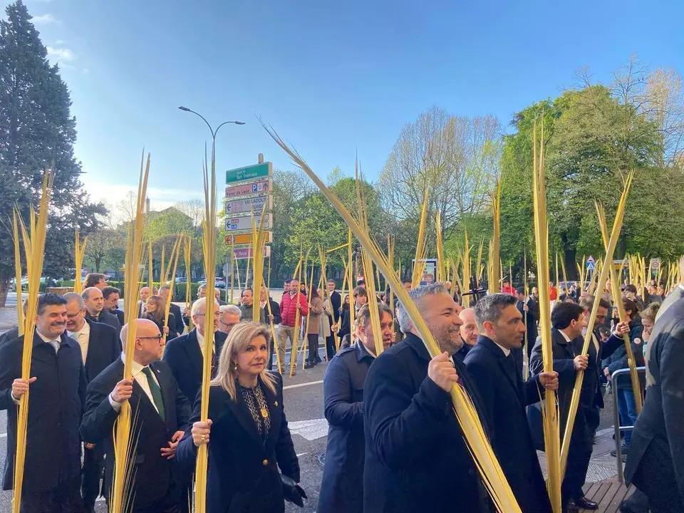 Procesi&oacute;n de las Palmas  del Dulce Nombre y Angustias y Soledad. / LEON24HORAS