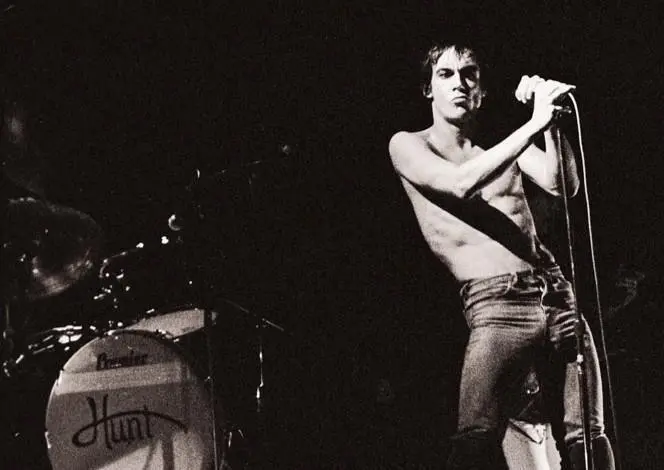 Iggy-Pop, 1977. Foto La T&eacute;rmica Cultural, Ponferrada