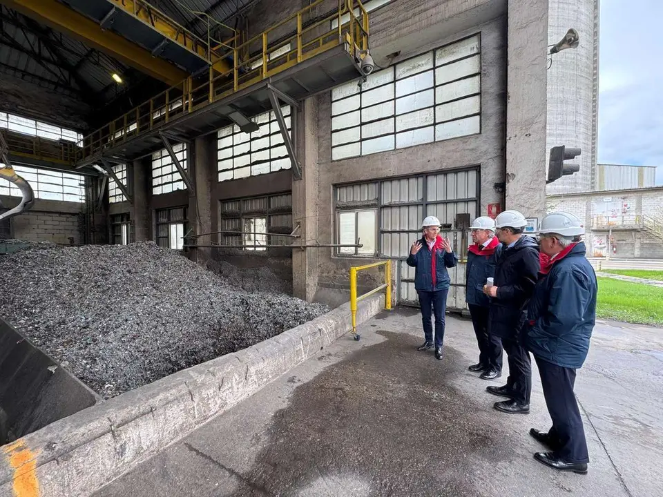 Nicanor Sen visita Tudela Vegu&iacute;n en La Robla