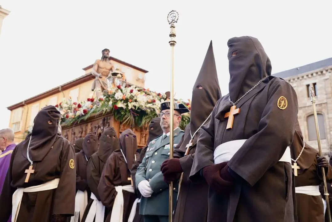 Campillo. ICAL. Celebraci&oacute;n del acto del Perd&oacute;n en el transcurso de la Procesi&oacute;n del Perd&oacute;n de la Cofrad&iacute;a Santo Cristo del Perd&oacute;n de Le&oacute;n