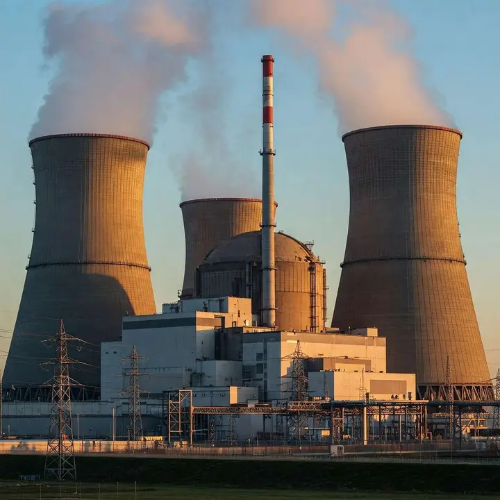 Imagen de archivo de una planta de energ&iacute;a nuclear.