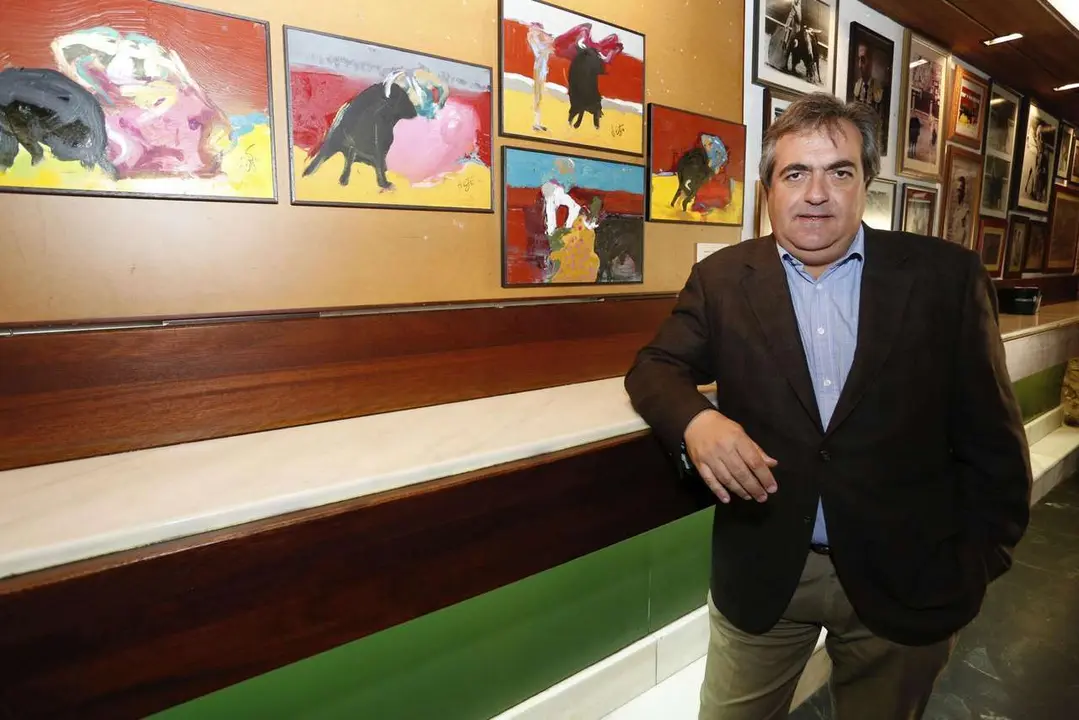 Manuel C. Cachafeiro en el Camarote Madrid de Le&oacute;n en 2016. / ICAL