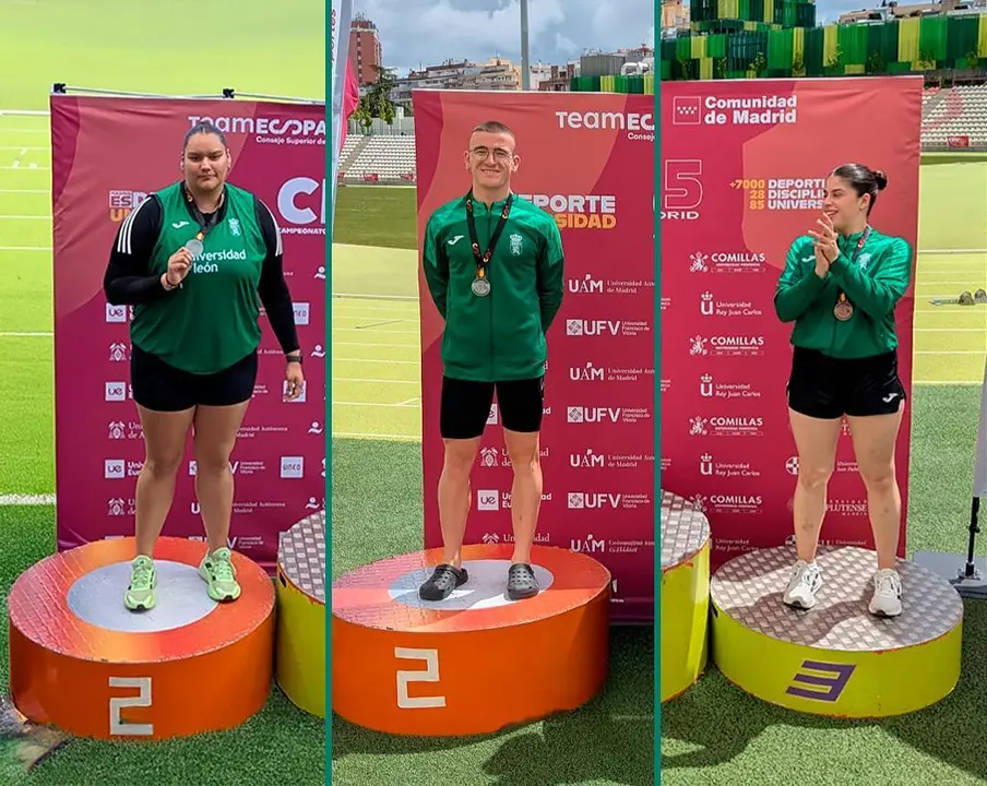 Medallas ULE Sprint Atletismo