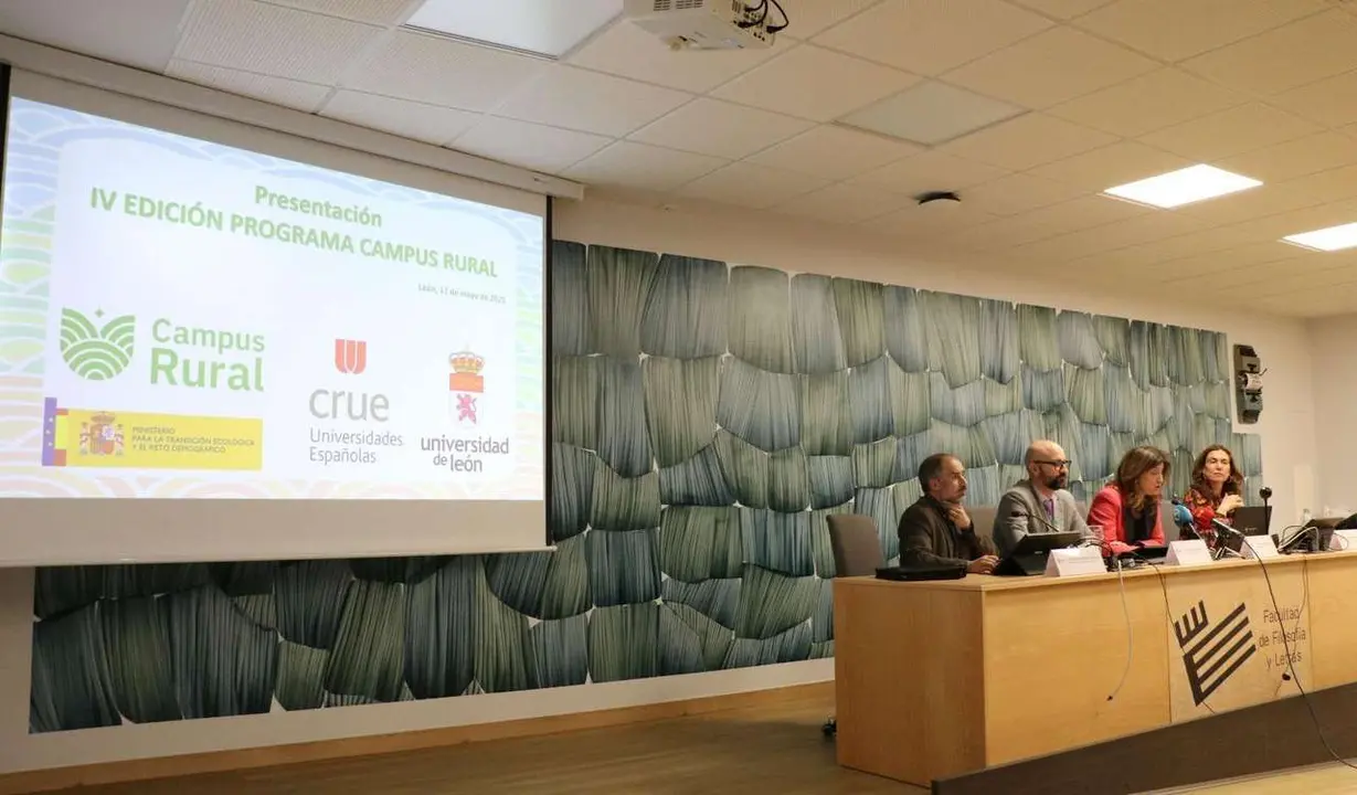 Presentaci&oacute;n del programa Campus Rural que impulsa el Gobierno en colaboraci&oacute;n con la Universidad de Le&oacute;n.