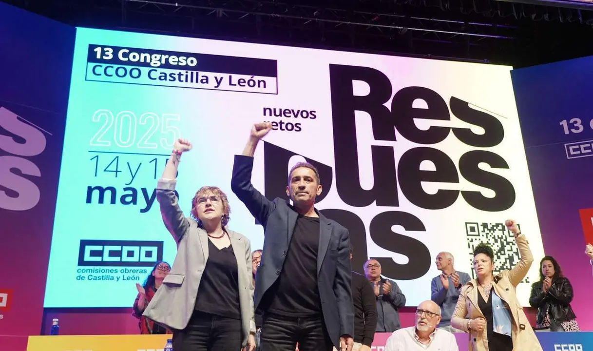 Rub&eacute;n Cacho. ICAL. Ana Fern&aacute;ndez de los Muros, elegida nueva secretaria auton&oacute;mica de CCOO en el 13&ordm; Congreso del sindicato celebrado en Valladolid