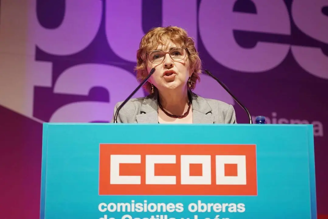 Rub&eacute;n Cacho. ICAL. Ana Fern&aacute;ndez de los Muros, elegida nueva secretaria auton&oacute;mica de CCOO en el 13&ordm; Congreso del sindicato celebrado en Valladolid