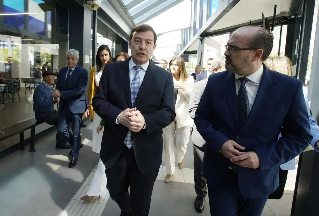C&eacute;sar S&aacute;nchez. ICAL. El presidente de la Junta, Alfonso Fern&aacute;ndez Ma&ntilde;ueco, presenta las actuaciones de mejora y modernizaci&oacute;n llevadas a cabo en la estaci&oacute;n de autobuses de Ponferrada