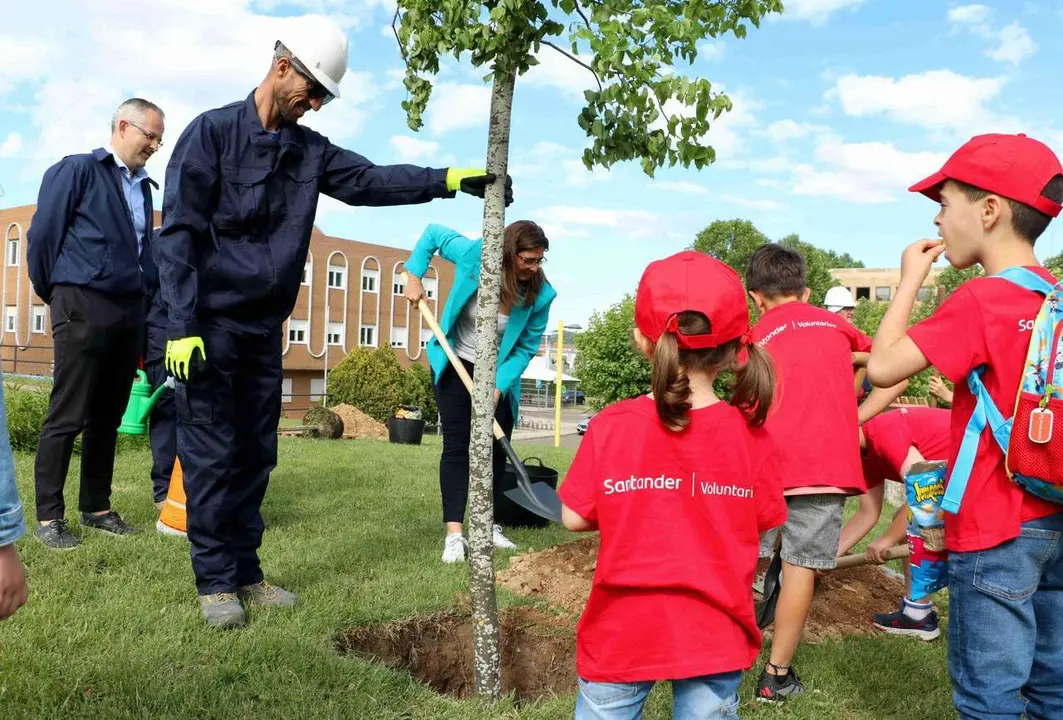 Plantaci&oacute;n de &aacute;rboles en el Campus de Vegazana. | ULE